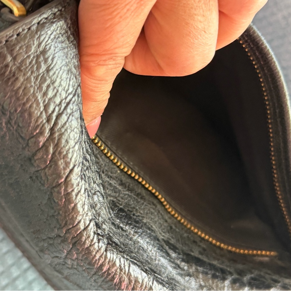 Fossil black Leather Crossbody Bag - Picture 6 of 11